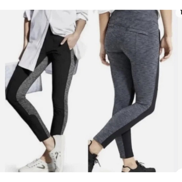 Athleta Pants - NWT Highline Hybrid Ankle Tight Gray Black size 0